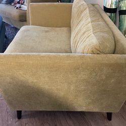 Lime Green Fabric Couch