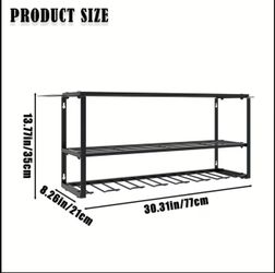 Brand new in box unopened    Power Tools Storage Rack, Wall Mount-150 Lb. (68 Kg) Load Bearing 3-Story Storage Rack with 7 Bit Holders for Drilling To