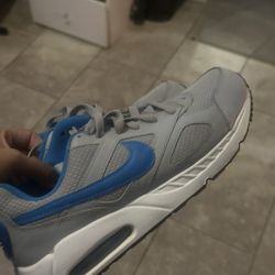 Blue Nike Air Maxes 