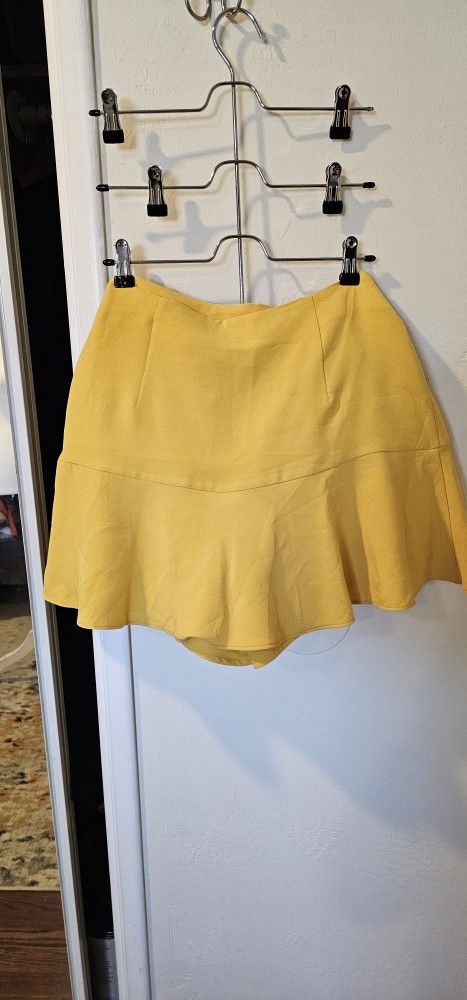 Zara Mustard Skort