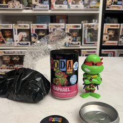 LE EXCLUSIVE BLACKLIGHT 8400 PIECE Raphael Funko Soda TMNT Teenage Ninja Turtles