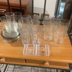 Glassware And Tea Set