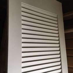 36” wide by 96” high, INTERIOR louver door 3/0 x 8/0 36” x 96”