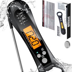 Instant Read Digital Meat Thermometer for Grill BBQ Outdoor Cooking Waterproof