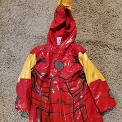 Marvel Iron Man Raincoat - 4T