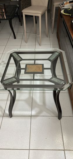 2 End Tables And 2 Lamps