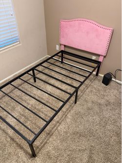 Twin bed frame / headboard