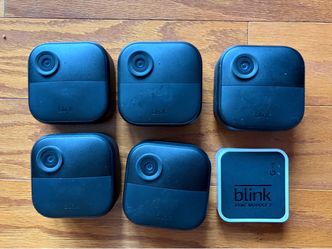 Blink security camera system with 5 cameras