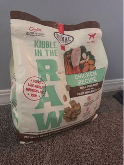 Primal Kibble in the Raw dog food chicken kibble