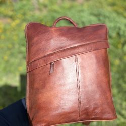 Leather Backpack 🎒 