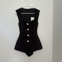 Zara Black Romper 