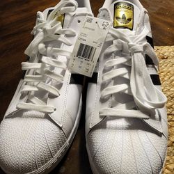 Size 19" Adidas Classics  superstar Addition Shelltoe