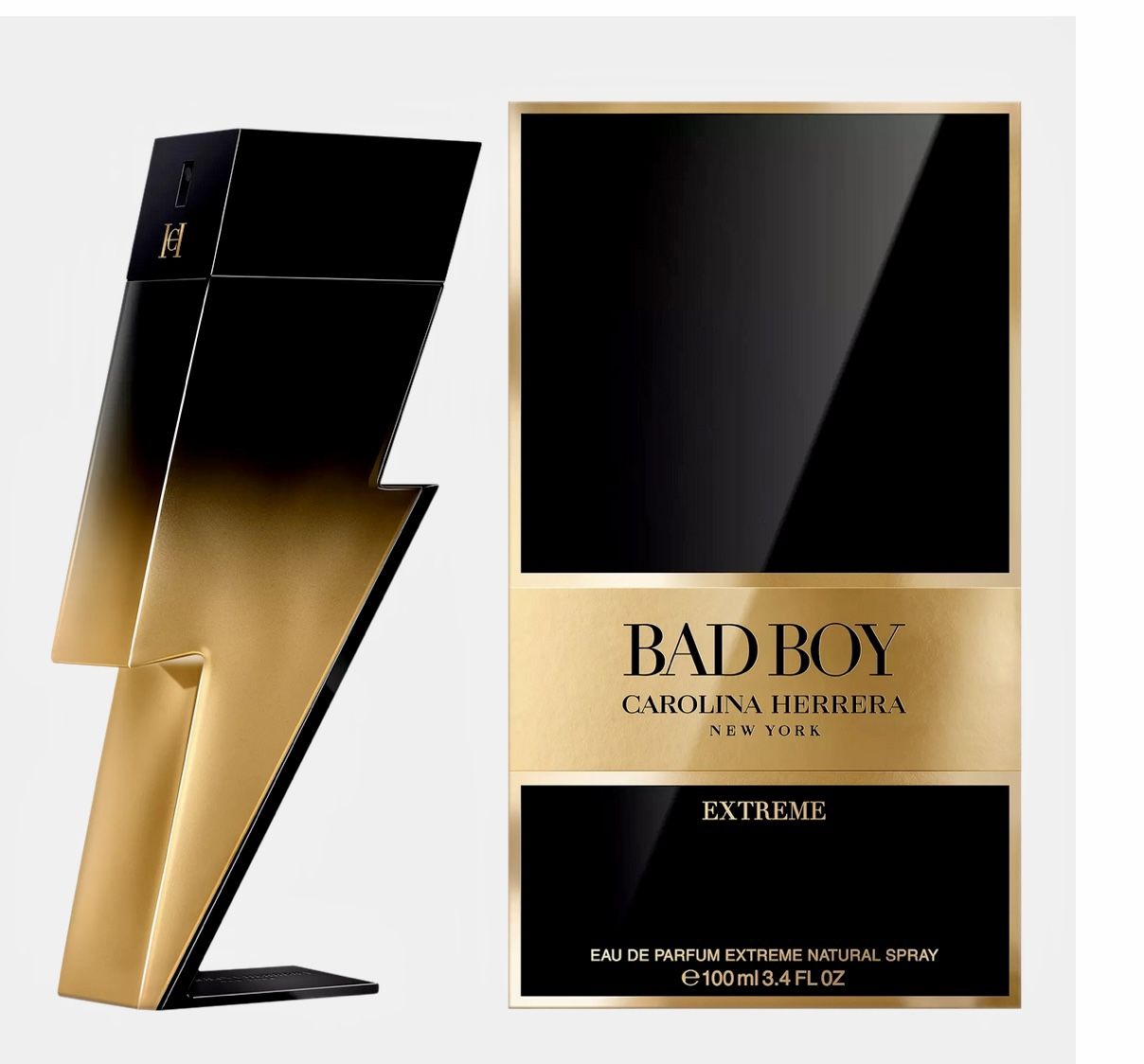 BAD BOY Extreme by Carolina Herrera Eau de Parfum Spray Men 3.4 FL oz / 100 ML