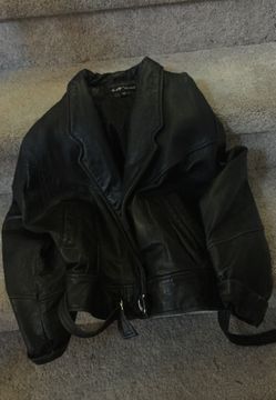 Leather jacket size M