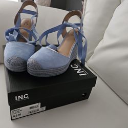 INC wedge sandals