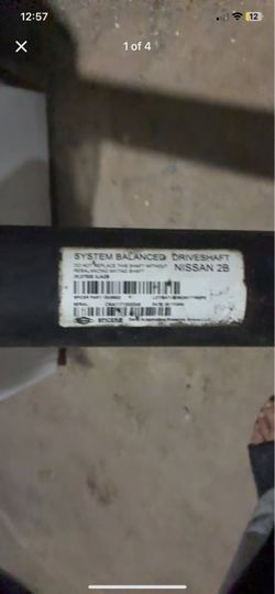 2018 Nissan pathfinder 2B System Balanced Driveshaft