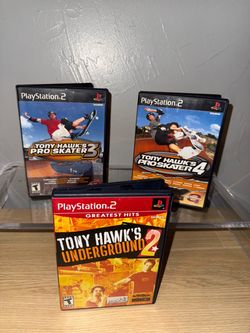 Tony Hawk PS2 Games Bundle – Lot of 3