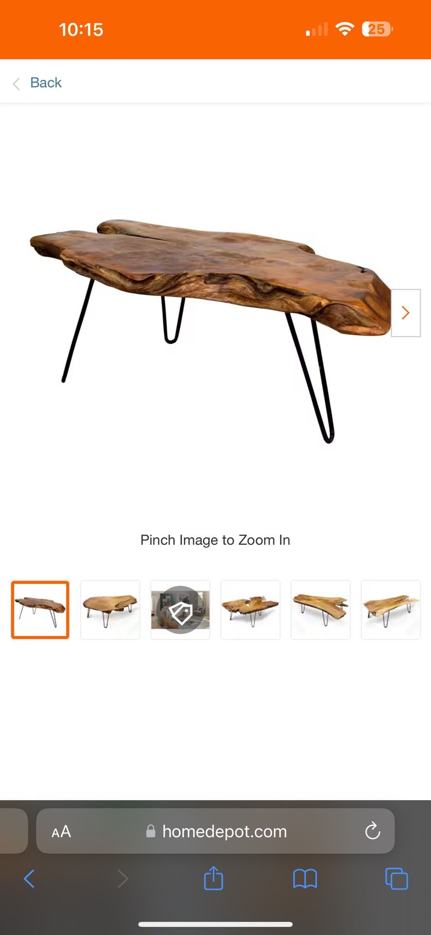 Beautiful Natural Wood Table