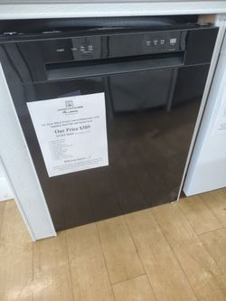 $389 black Dishwasher with auto leak detection and senseclean