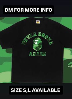 BAPE x NBA Never Broke Again Black Tee