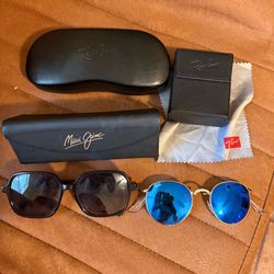 Ray-Ban and Maui Jim Sunglasses Bundle