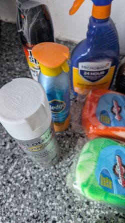 Free (rainX, sponges, bug spray, funnels, etc.)