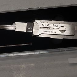 SS001 PRO Door Lock Decoder Tool+Portable Door Opening Toolkit  2-in-1 Open box