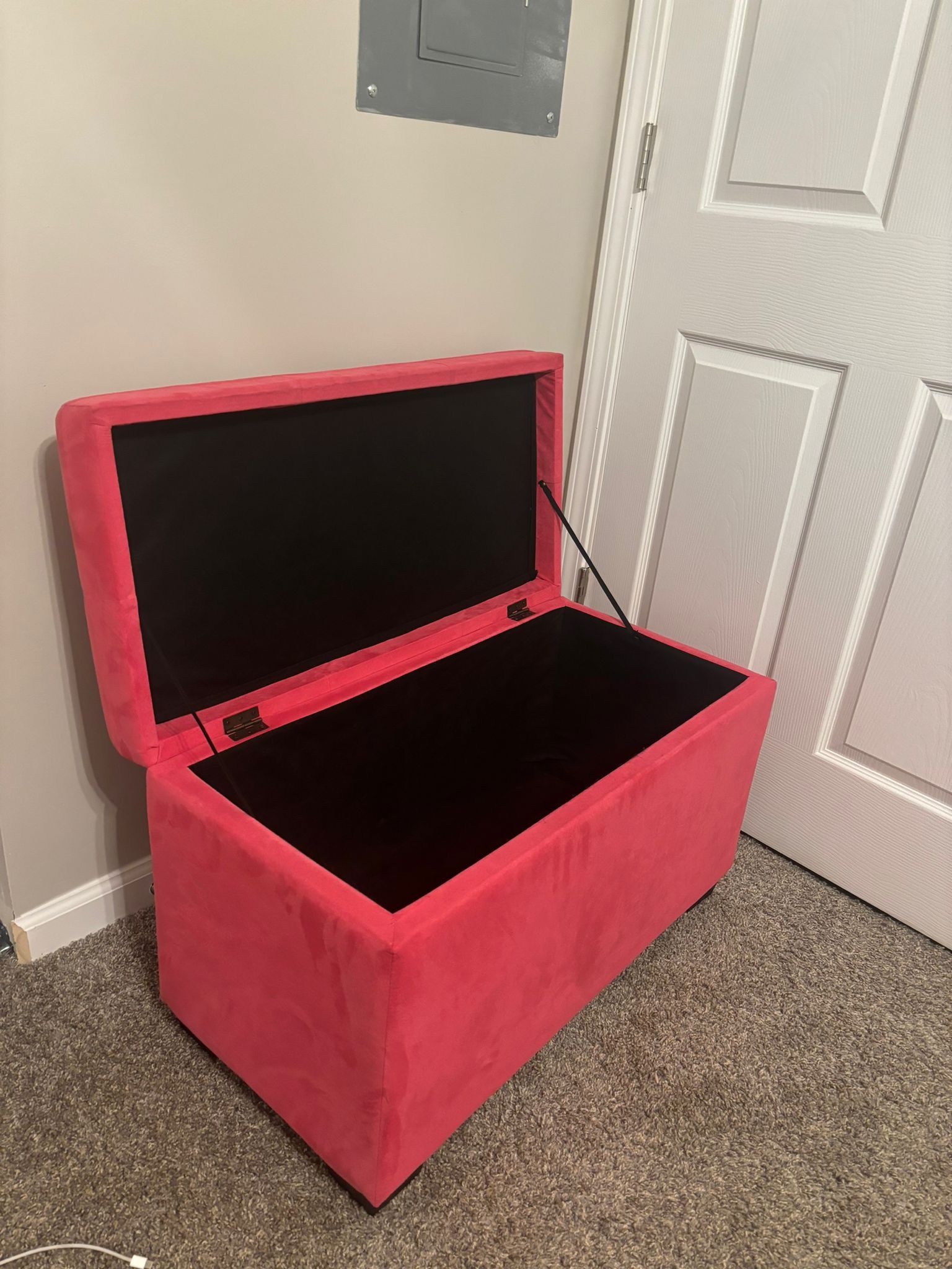 Pink Ottoman Storage