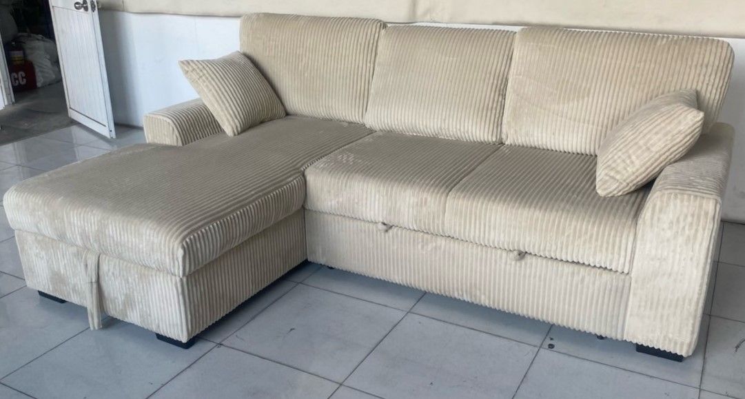 NEW CORDUROY SOFA BED
