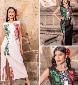 Vestidos Mexicanos Bordados ✨ Mexican Dresses & Blouses, Women & Girls ✨ ✨ Prices Vary - Precios Variados