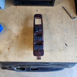 98-2002 Toyota 4runner Oem Master Switchs With Wood Grain Bezel 