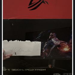 ASUS ROG Swift 360Hz 27” 1440P HDR Gaming Monitor (PG27AQN) - QHD (2560 x 1440), Fast IPS