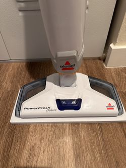 Bissell Steam Mop, Steamer, Tile, Hard Wood Floor Cleaner, 1806, Sapphire Powerfresh Deluxe