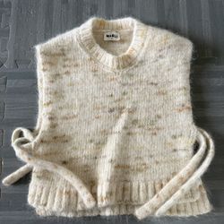 Mabli kids blewog vest moss speckle