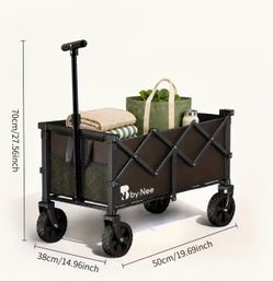 330 LBS - All Terrain Wheel Foldable wagon.