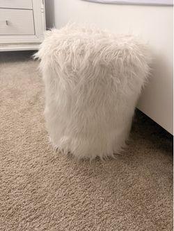 Faux fur chair