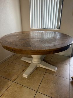 WOODEN KITCHEN DINING TABLE