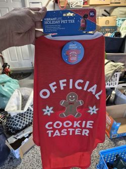 Xmas dog shirt XL size