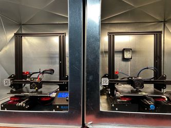 3 printers and a wash/cure station