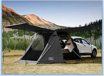 SUV Car Tent, Tailgate Shade Awning Tent for Camping, Vehicle Camping Tents Outdoor Travel