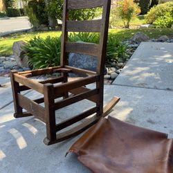 Mission Antique Oak Children’s Rocking Chair
