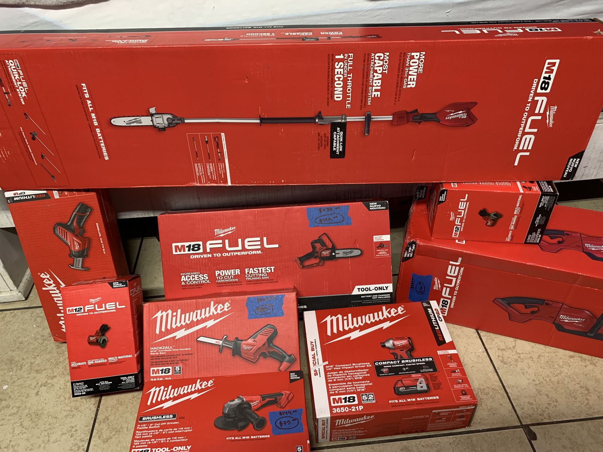 Milwaukee M18 FUEL tools
