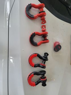 Jeep bumper D-rings