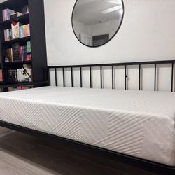 Twin Bed Frame W/ Mattress 