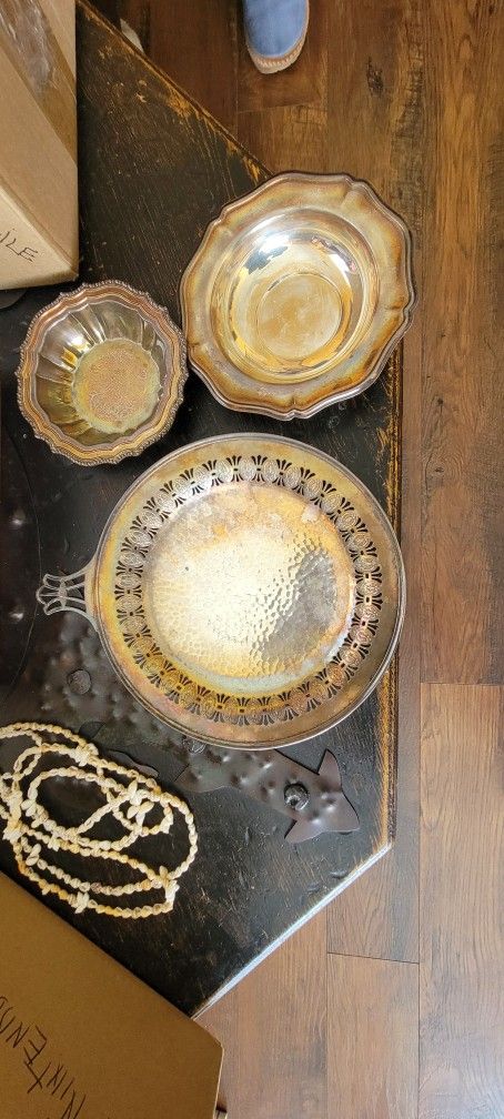 Silver Plated Dining Platters 
