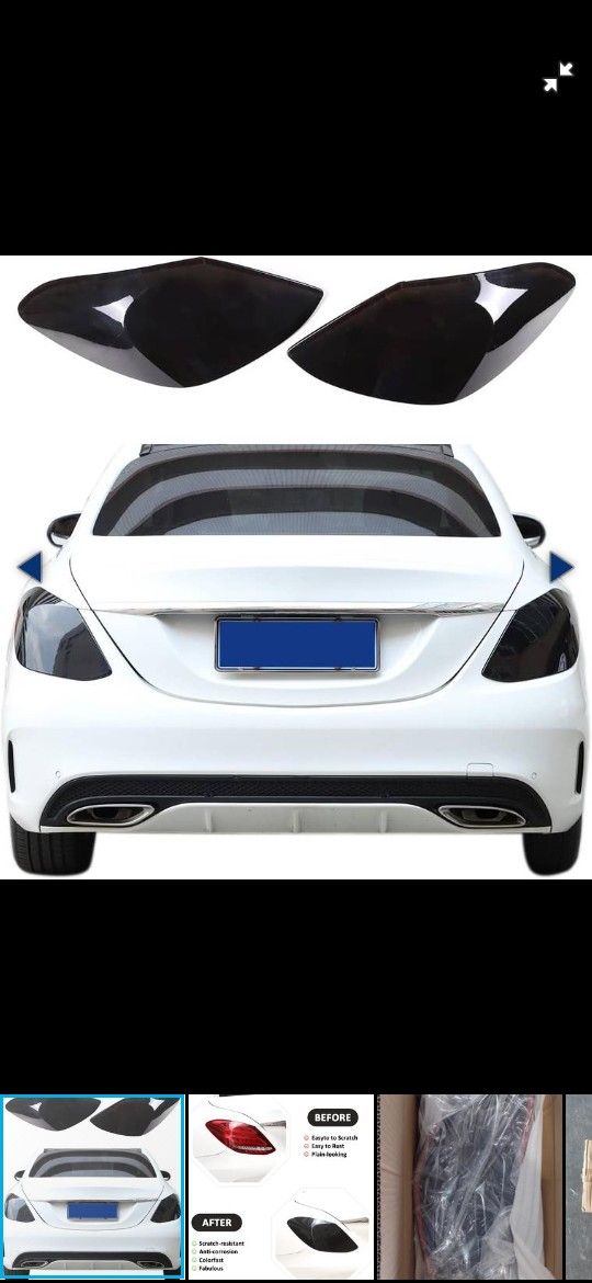 Abs Car Exterior Tailight Protection Cover for Mercedes Benz Class W205 _-C-Class (contact info removed)-2021