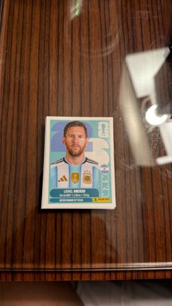 Messi Panini sticker