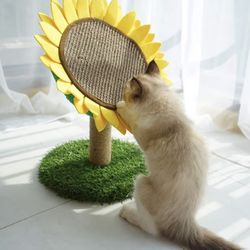 Sunflower Cat Scratching Post
