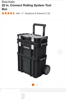 Husky 22 in. Connect Rolling System Tool Box