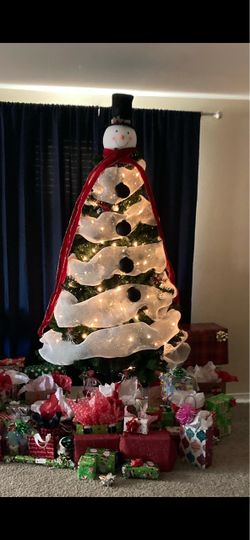 Decorative Snowman Head Christmas Decor